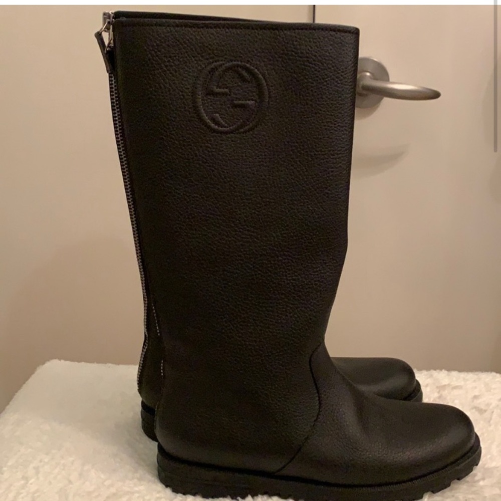 Gucci leather boots- authentic!
